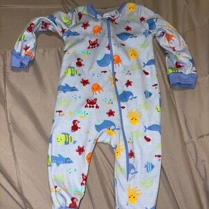 Kidgets Blue Sea Creature Kids One Piece